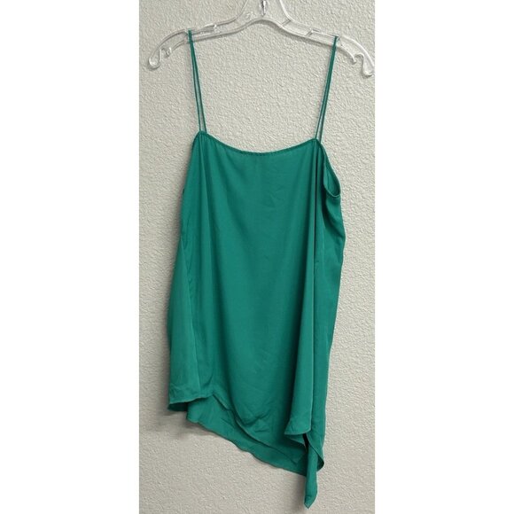 Laundry by Shelli Segal NWT Green Cami Top Women’s Size 10 Blouse Sleeveless - Picture 2 of 10